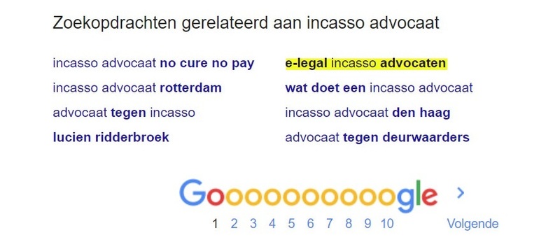 incasso advocaat rotterdam no cure no pay